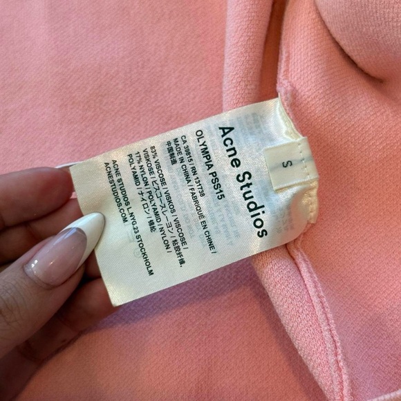 Acne Pink Bomber Jacket - Picture 3 of 5